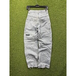JNCO Player Jeans Boys 26 Cannon Classics Light Wash Baggy Skate 22x28 Vintage
